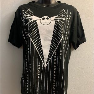 Black nightmare before Christmas t-shirt size small guc #